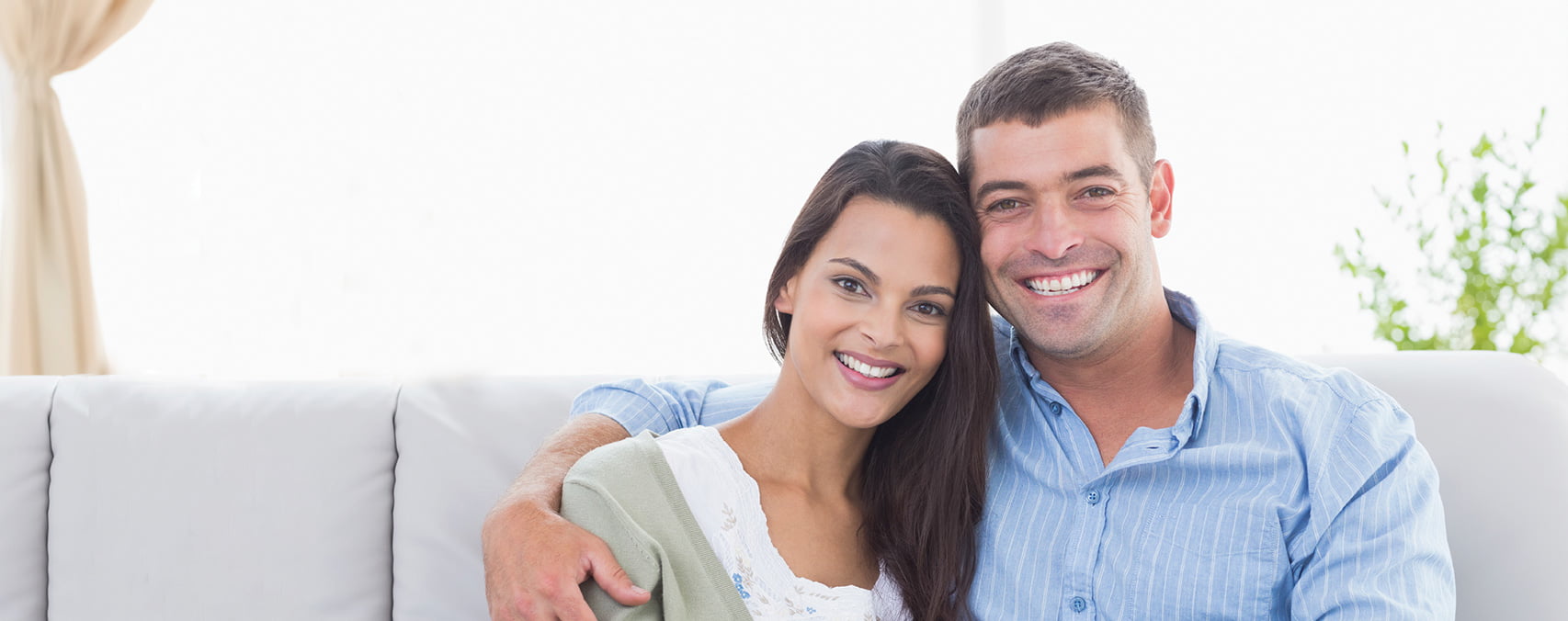 smiling couple dentist in euless
