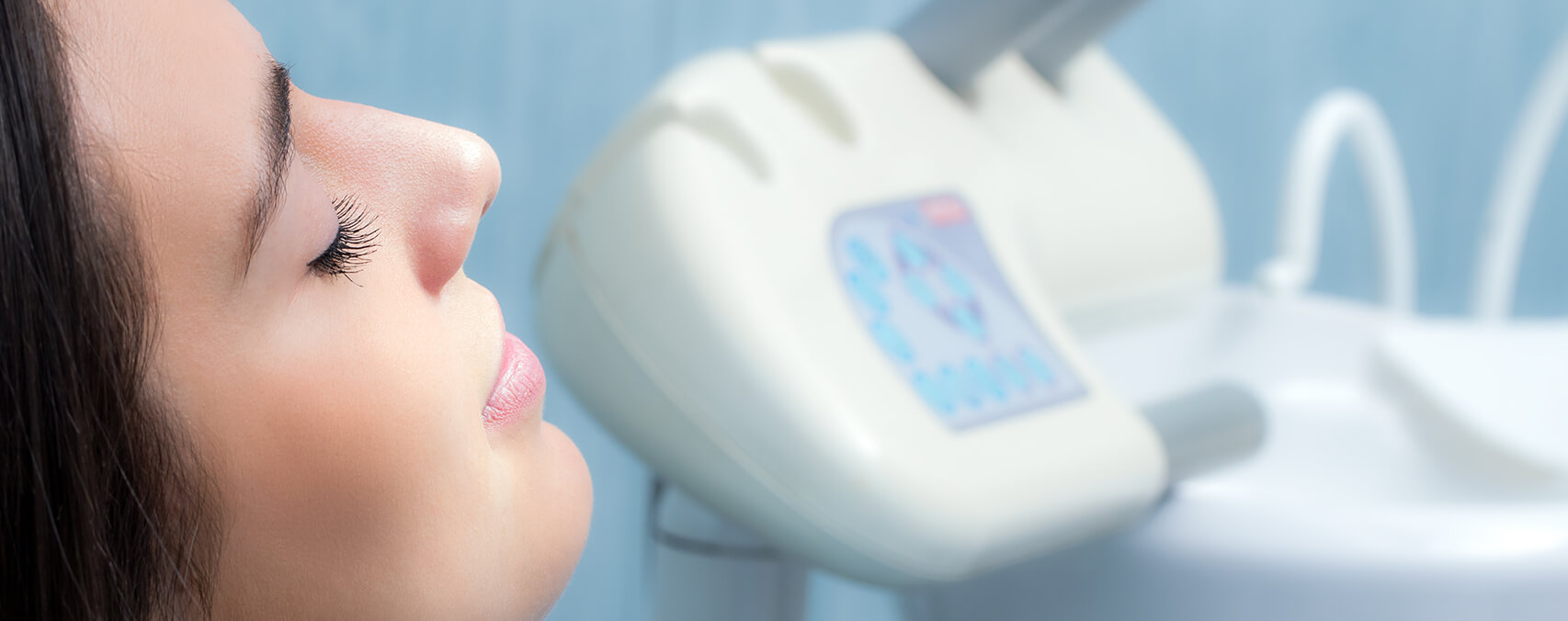 woman at dental office undergoing sedation, dentist in euless
