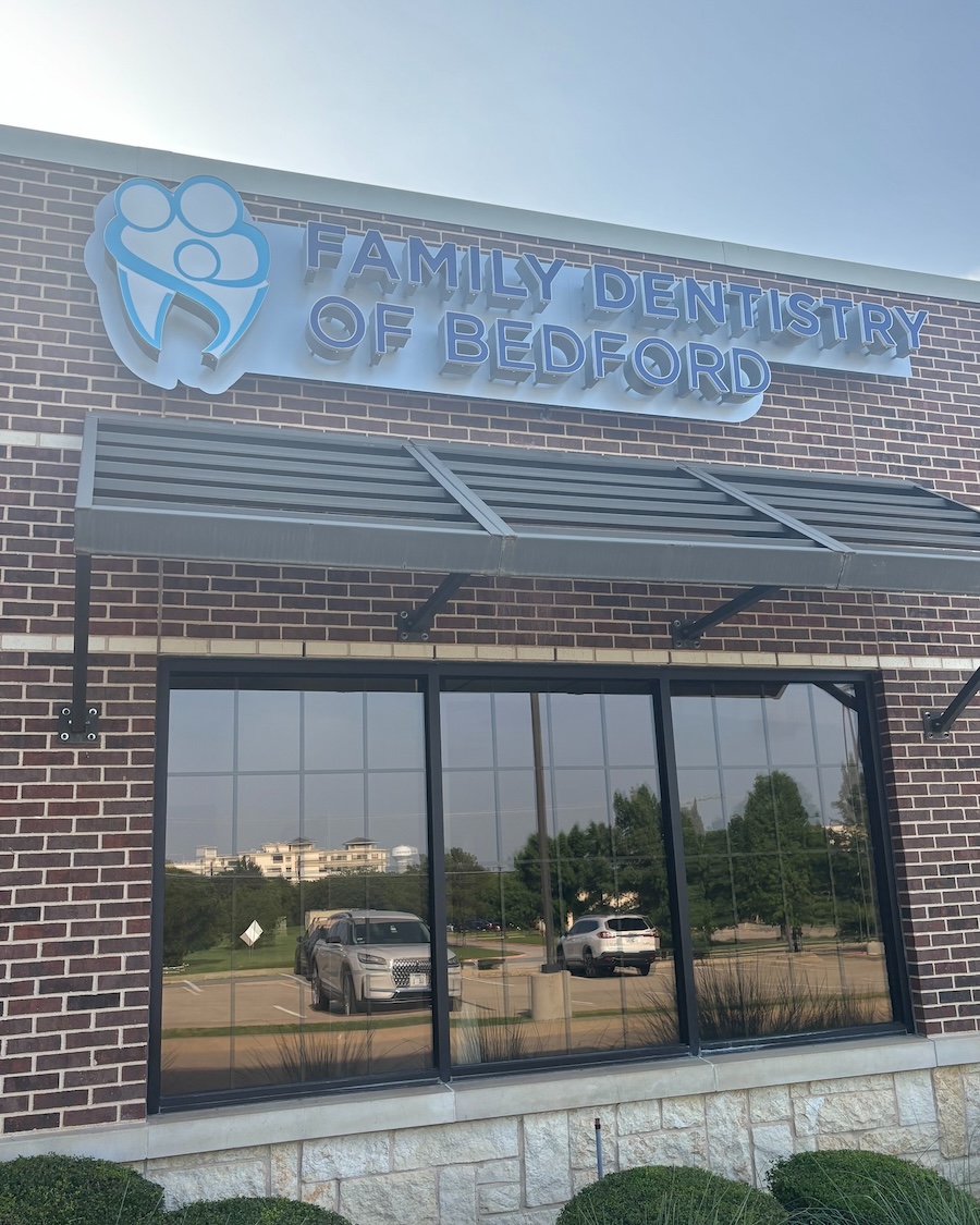 picture of the exterior of the new location of Family Dentistry of Bedford