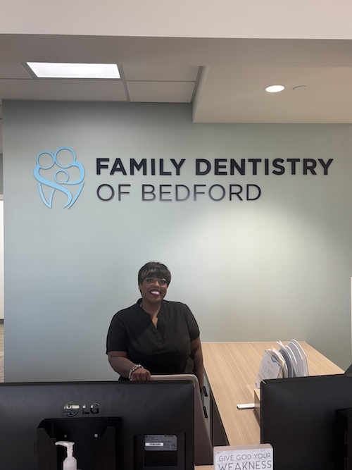 front desk at Family Dentistry of Bedford