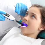 child getting dental sealants